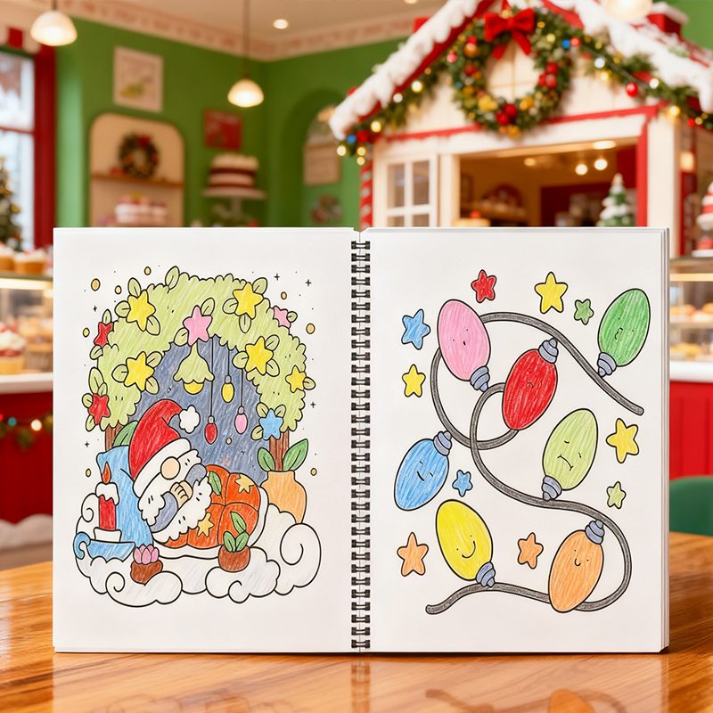 Christmas Kids Coloring Book
