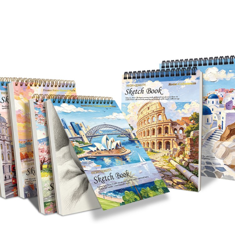 6-Pack Oil Painting Cover Sketchbooks